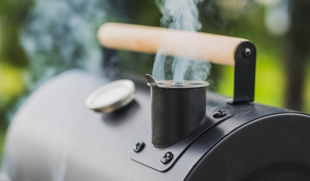 A backyard smoker you could purchase when you win a gift card from Barbecues Galore!